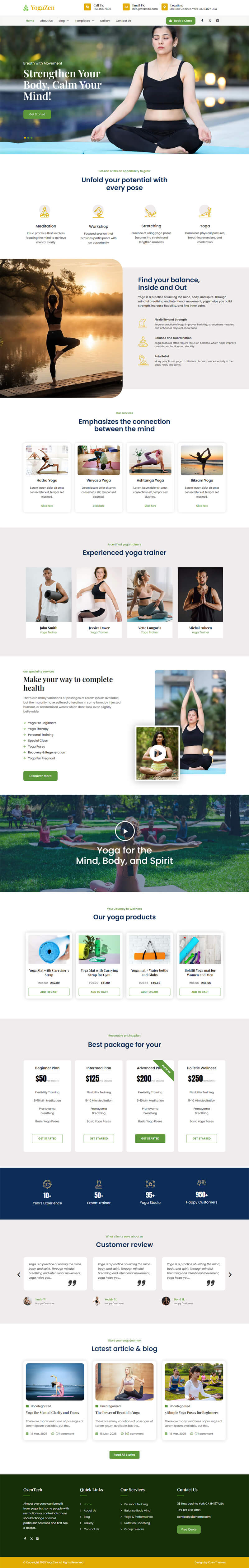 Yoga WordPress Themes